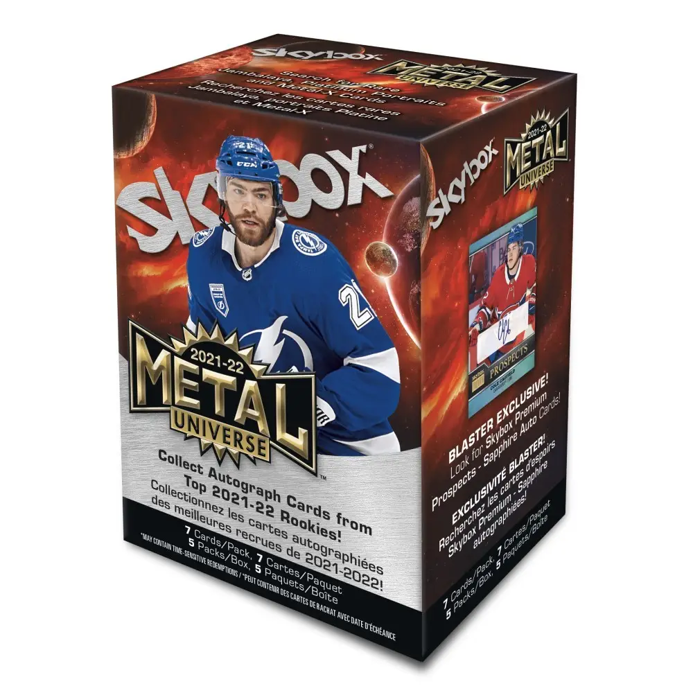 2021-22 Upper Deck Skybox Metal Universe Hockey Blaster -20 Box CASE